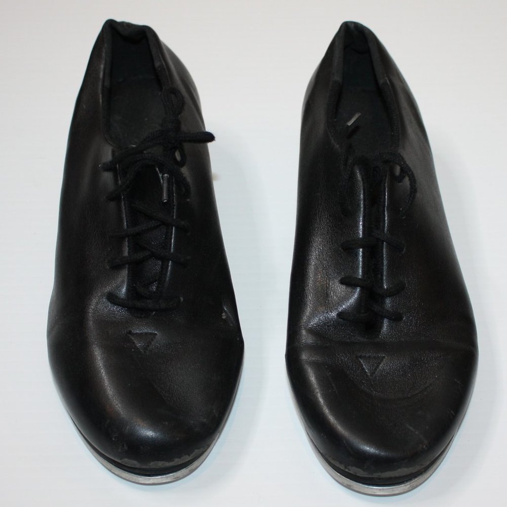 Leo's Girl's Ladies Quantum JT Black Tap Shoes size 5.5M